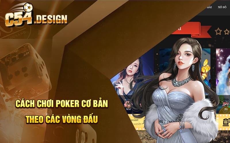 Cách chơi Poker cơ bản theo các vòng đấu